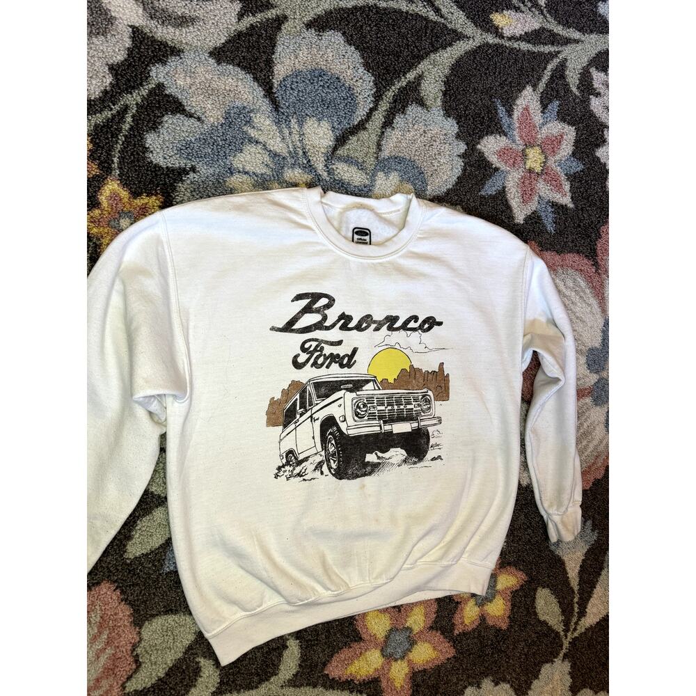 Ford Bronco y2k Crewneck Sweatshirt Sz Medium